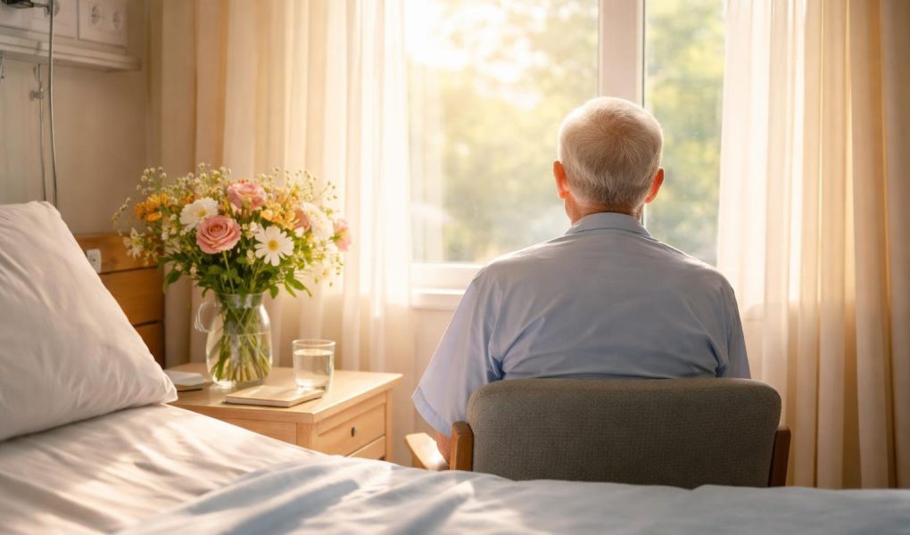patient-fenetre-soleil-vase-fleurs
