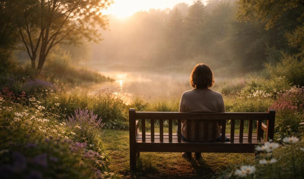 personne-dos-banc-jardin-nature