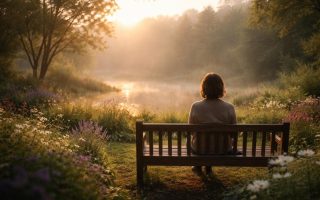 personne-dos-banc-jardin-nature