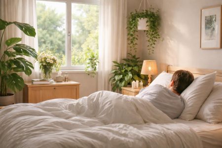 chambre-lumineuse-lit-plantes-fenetre